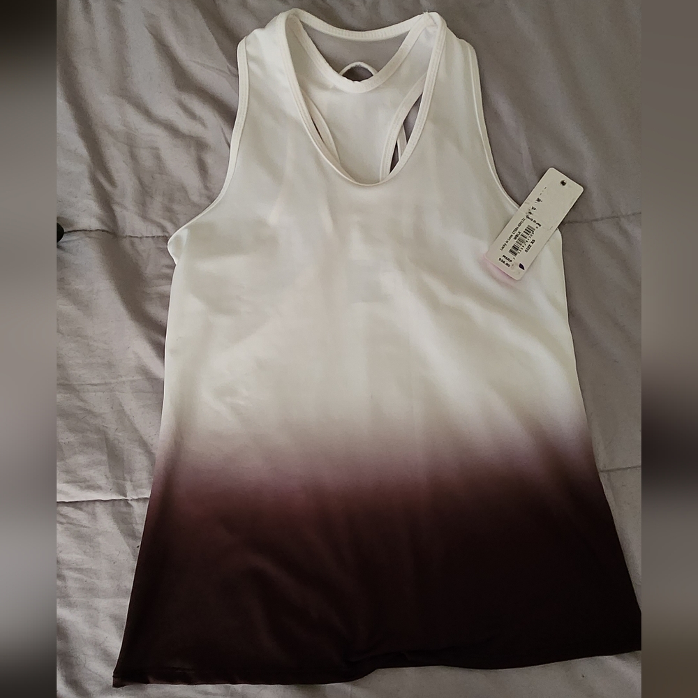 Hombre soft black to white active shirt - XS - NWT